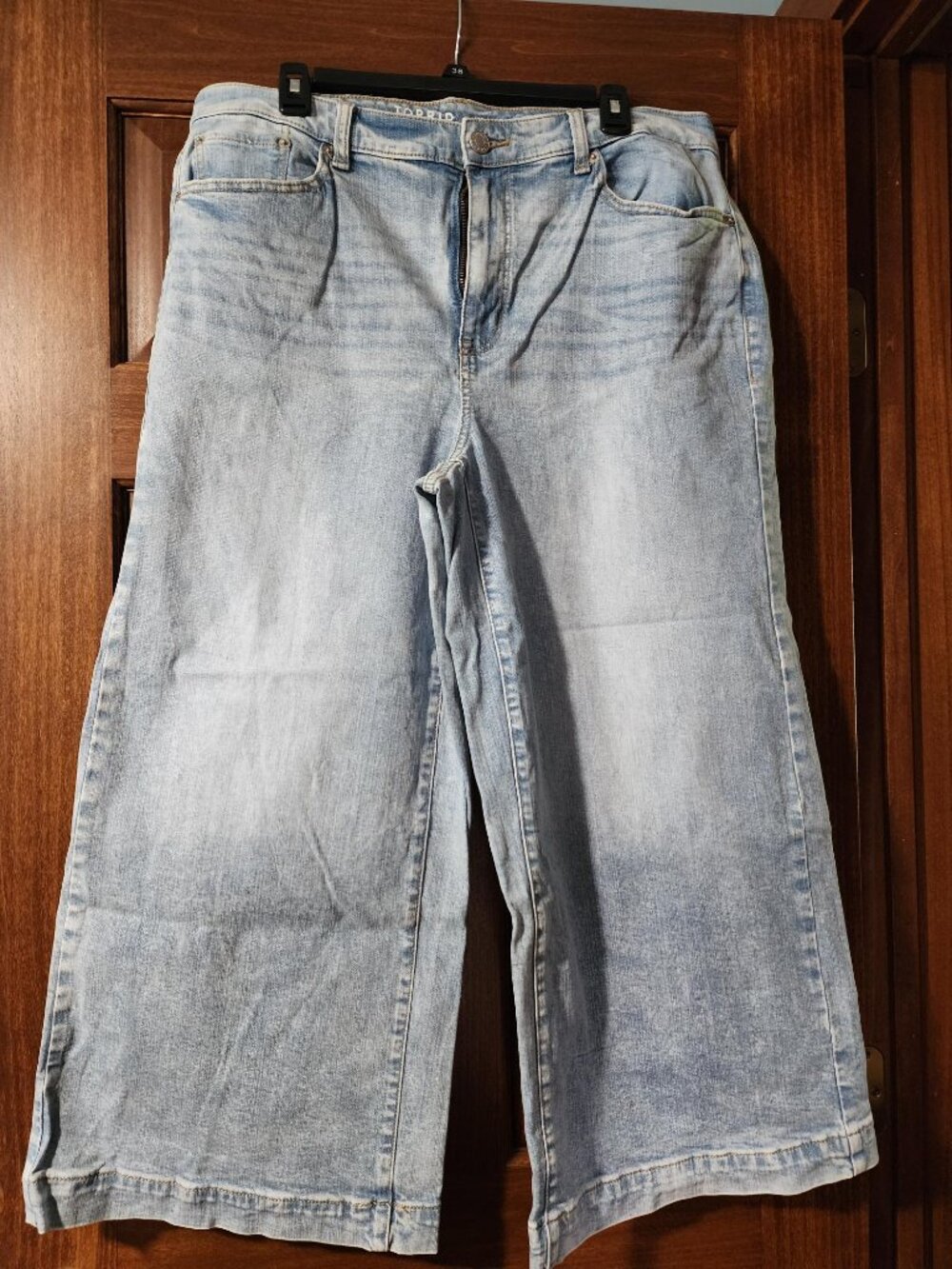 Torrid High-Rise Wide-Leg Ankle Jean
